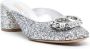 Casadei Ring Cleo 50mm mules Silver - Thumbnail 2