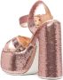 Casadei Rock Mermaid 120mm platform sandals Pink - Thumbnail 3