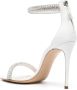 Casadei Scarlet 100mm leather sandals White - Thumbnail 3