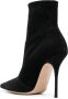 Casadei Scarlet 105mm leather boots Black - Thumbnail 3