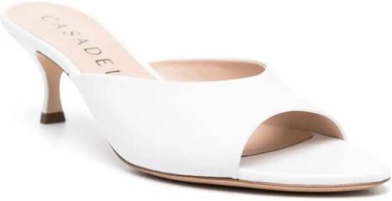 Casadei Scarlet 50mm mules White