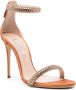 Casadei Scarlet Stratosphere 100mm leather sandals Gold - Thumbnail 2