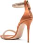 Casadei Scarlet Stratosphere 100mm leather sandals Gold - Thumbnail 3