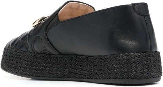 Casadei Scarpa leather loafers Black