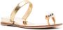 Casadei Soraya C Chain sandals Gold - Thumbnail 2