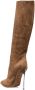 Casadei suede stiletto boots Brown - Thumbnail 3