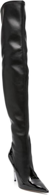 Casadei Super Blade Divina leather boots Black