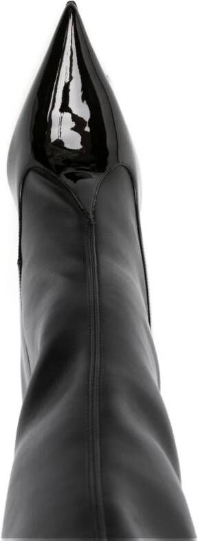 Casadei Super Blade Divina leather boots Black