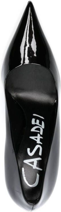 Casadei Superblade 100mm pointed-toe pumps Black