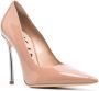 Casadei Superblade 100mm pointed-toe pumps Neutrals - Thumbnail 2