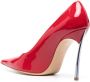 Casadei Superblade 100mm pointed-toe pumps Red - Thumbnail 3