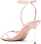 Casadei Superblade Jolly 100mm leather sandals Pink - Thumbnail 3