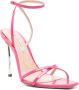 Casadei Superblade Jolly 100mm patent leather sandals Pink - Thumbnail 2