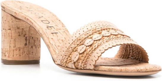 Casadei Tangeri woven-strap sandals Neutrals