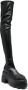 Casadei thigh-length oversize-sole boots Black - Thumbnail 2