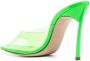 Casadei transparent peep-toe sandals Green - Thumbnail 3