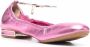 Casadei Valentina metallic ballerina shoes Pink - Thumbnail 2