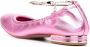 Casadei Valentina metallic ballerina shoes Pink - Thumbnail 3