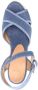 Castañer 110mm crossover strap wedge sandals Blue - Thumbnail 4