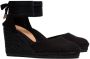 Castañer black Carina 80 ankle tie wedge sandals - Thumbnail 3