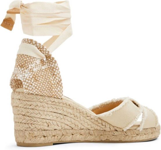 Castañer Bluma wedge-heel espadrilles Neutrals