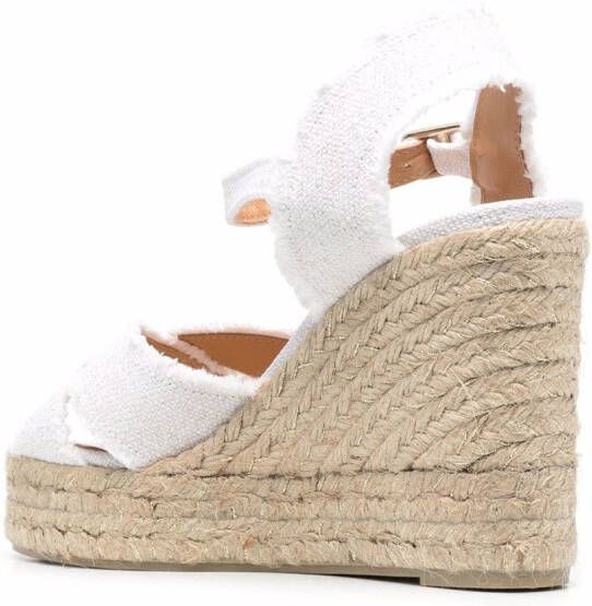 Castañer Bromelia wedge espadrilles White