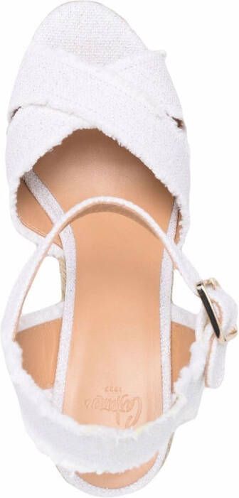 Castañer Bromelia wedge espadrilles White