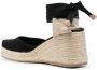 Castañer Carina 60 ankle-tie wedge sandals Black - Thumbnail 3