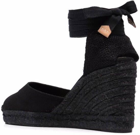 Castañer Carina espadrille wedges Black