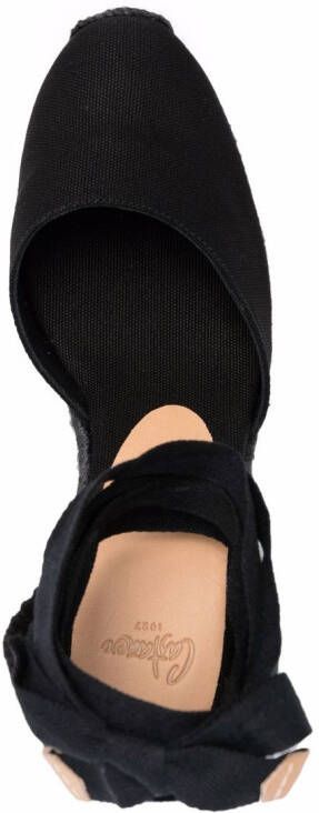 Castañer Carina espadrille wedges Black