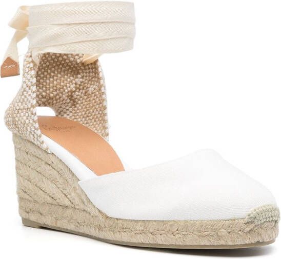 Castañer Carina wedge-heel espadrilles White