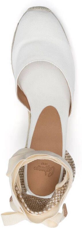 Castañer Carina wedge-heel espadrilles White
