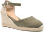 Castañer Carol raffia-wedge espadrilles Green - Thumbnail 2