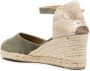 Castañer Carol raffia-wedge espadrilles Green - Thumbnail 3