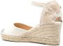 Castañer Caya 70mm glitter-detail espadrilles Neutrals - Thumbnail 3