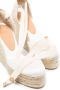 Castañer Chiara 80mm wedged sandals White - Thumbnail 4