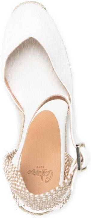 Castañer Chiarita wedge-heel espadrilles White