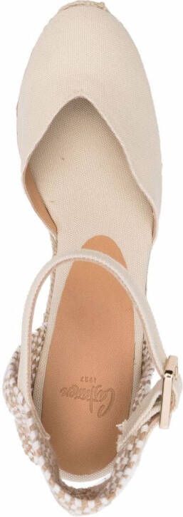 Castañer Chiarita wedge sandals Neutrals