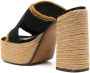 Castañer Ferny 130mm lurex sandals Black - Thumbnail 3