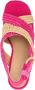 Castañer Fulvia 80mm raffia platform sandals Pink - Thumbnail 4