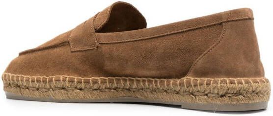 Castañer Nacho penny loafer espadrilles Brown