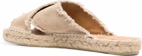 Castañer Palmera frayed sandals Neutrals