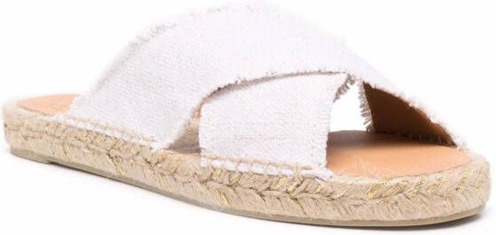 Castañer Piula crossover-strap sandals White