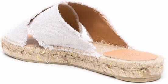 Castañer Piula crossover-strap sandals White