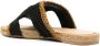 Castañer Pura lurex flat sandals Black - Thumbnail 3