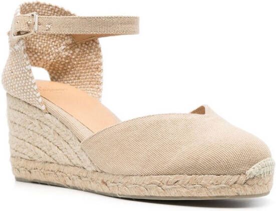 Castañer raffia-wedge espadrilles Neutrals