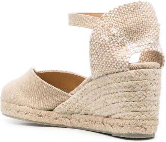 Castañer raffia-wedge espadrilles Neutrals