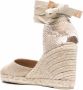 Castañer tie-detail suede espadrilles Neutrals - Thumbnail 3