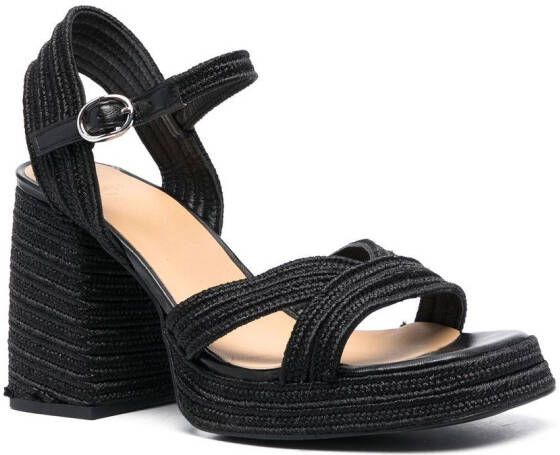 Castañer Valle 105mm sandals Black