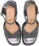 Castañer Valle 90mm metallic-finish sandals Silver - Thumbnail 5